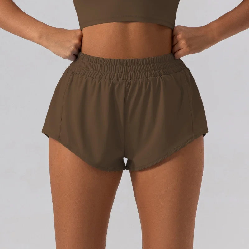 Summer Fitness Hotty Hot Low Waist 2.5 Inch Shorts Women Gym Sportswear Outfit Running Biker Yoga Wear Short Workout Clothing