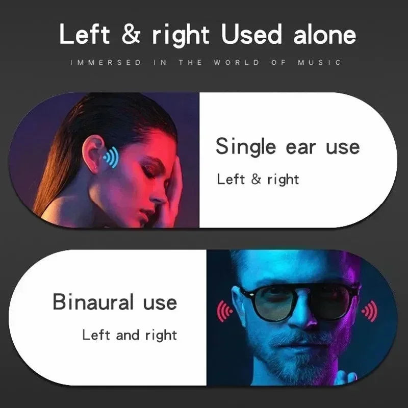 New Original T75 Bone Conduction Wireless Bluetooth 5.3 Headphones Sports Earphones Hifi Sound Quality Waterproof TWS Headset