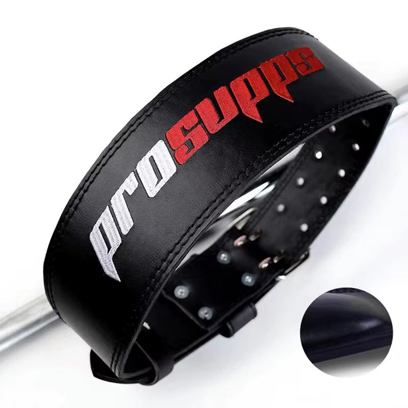Weight Lifting Leather Belt Body Fitness Gym Back Support Power Lifting Belt Lumbar Protector for Squats Deadlift Bodybuilding