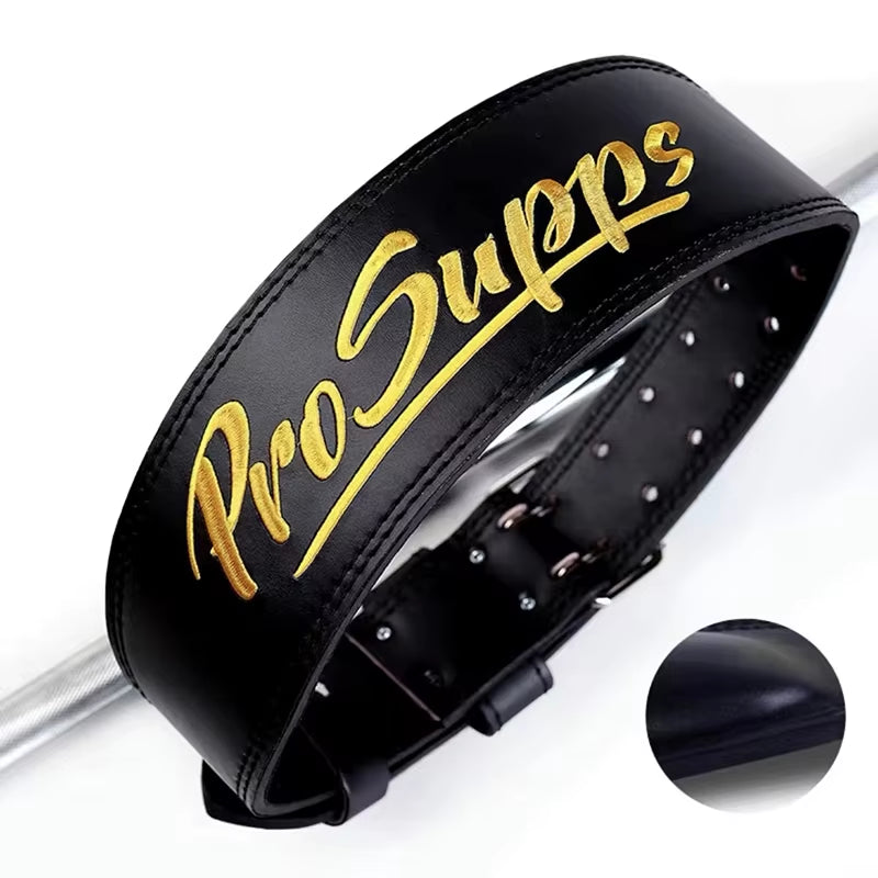Weight Lifting Leather Belt Body Fitness Gym Back Support Power Lifting Belt Lumbar Protector for Squats Deadlift Bodybuilding