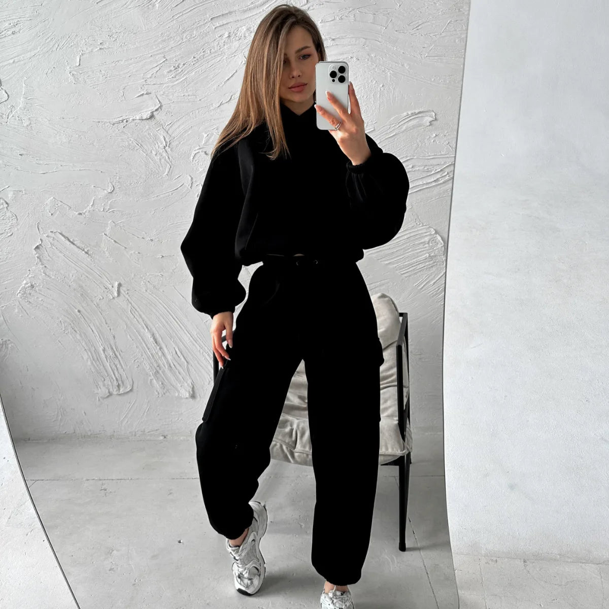 2025 Women's Sportswear Set Autumn Trendy Athleisure Tracksuit with Comfort Fit Breathable Versatile for Gym Outing Travel