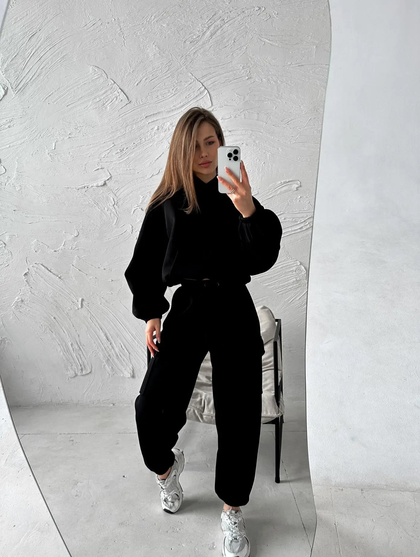 2025 Women's Sportswear Set Autumn Trendy Athleisure Tracksuit with Comfort Fit Breathable Versatile for Gym Outing Travel