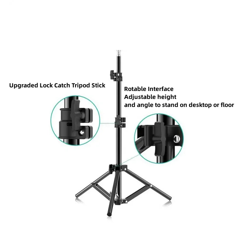 RP01 Heavy Duty Metal Alloy Light Stand 160cm Tripod for Photo Studio Softbox Video Flash Reflector Lighting Background Stand