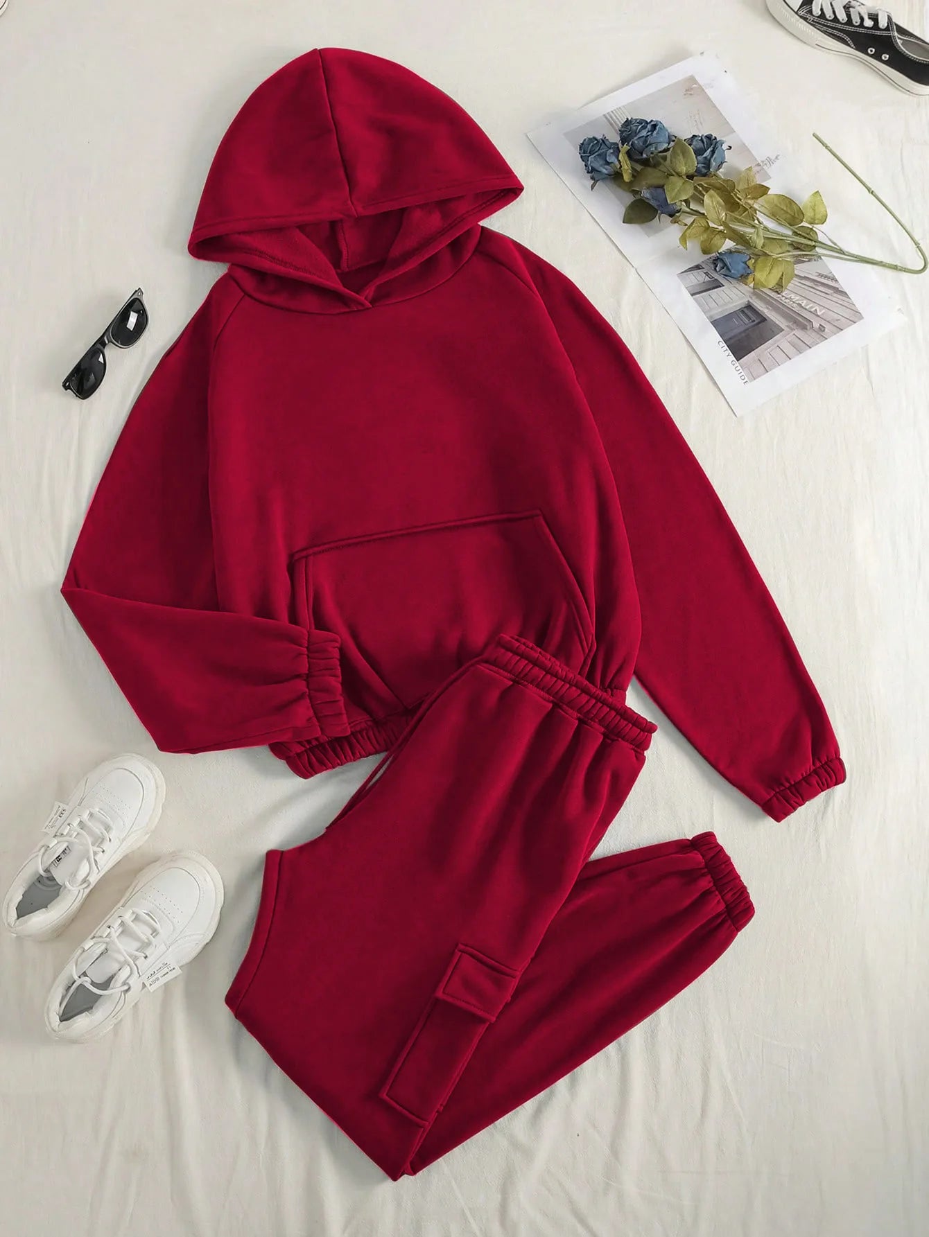2025 Women's Sportswear Set Autumn Trendy Athleisure Tracksuit with Comfort Fit Breathable Versatile for Gym Outing Travel