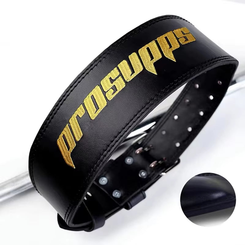 Weight Lifting Leather Belt Body Fitness Gym Back Support Power Lifting Belt Lumbar Protector for Squats Deadlift Bodybuilding