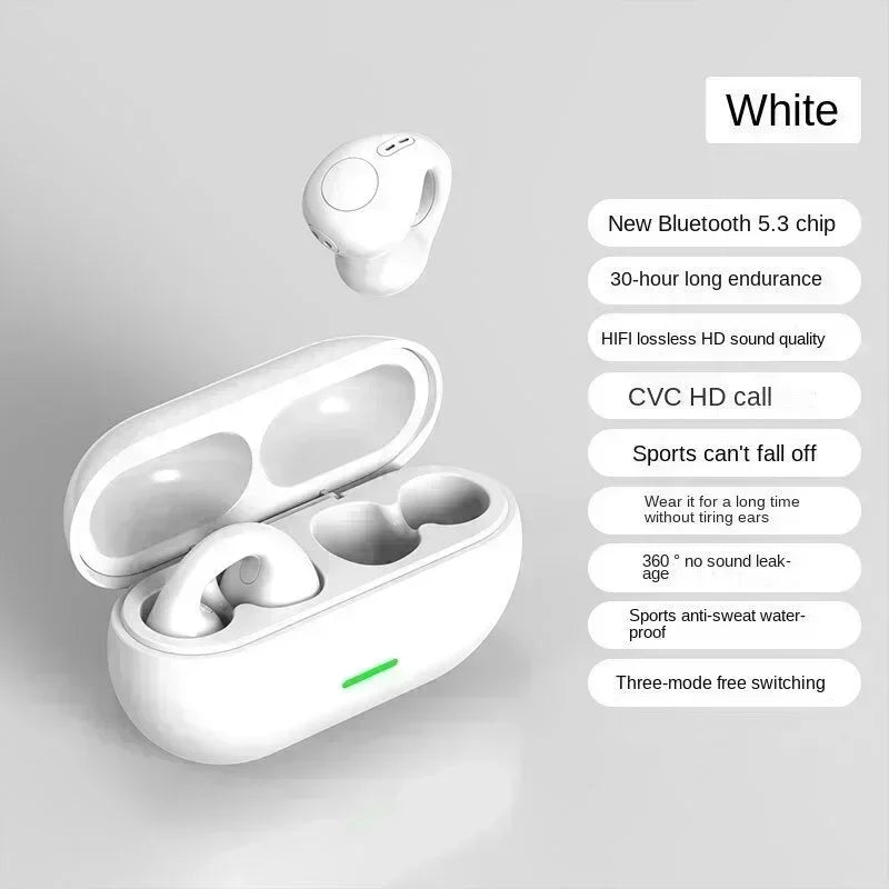 New Original T75 Bone Conduction Wireless Bluetooth 5.3 Headphones Sports Earphones Hifi Sound Quality Waterproof TWS Headset