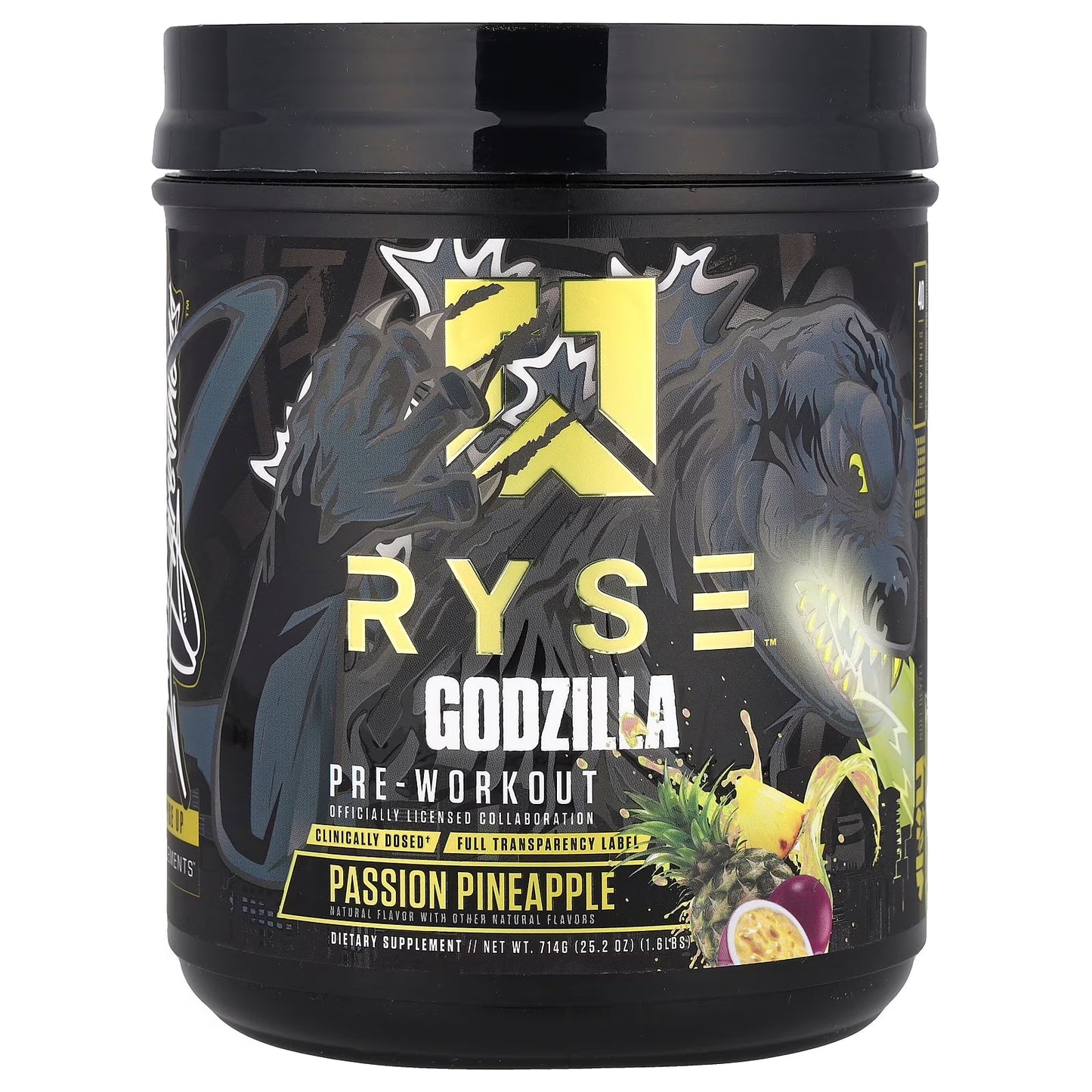 Godzilla, Pre-Workout, Passion Pineapple, 1.6 Lbs (714 G)