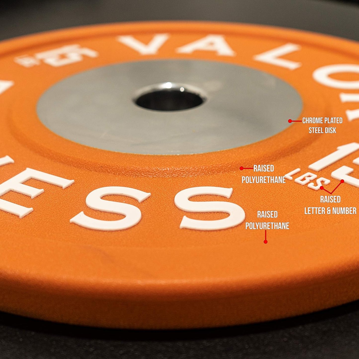 BPPU Poly Urethane Bumper Plates for Cross Training, Olympic Weight Lifting, and Power Lifting - Color Coded, Multiple Weight Plates Options Available