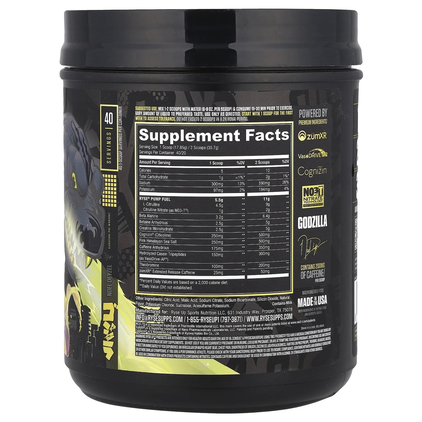 Godzilla, Pre-Workout, Passion Pineapple, 1.6 Lbs (714 G)