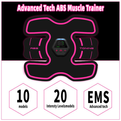 Abs Stimulator for Men and Women, Abs Workout Equipment, Smart Fitness Abdominal Toning Belt Trainer for Home Sports Office Exercise