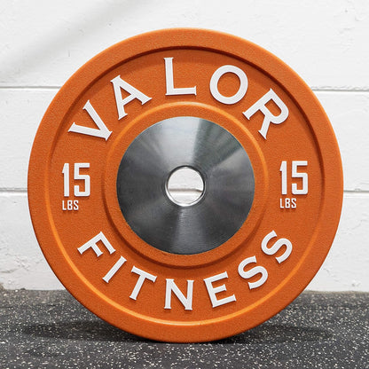 BPPU Poly Urethane Bumper Plates for Cross Training, Olympic Weight Lifting, and Power Lifting - Color Coded, Multiple Weight Plates Options Available