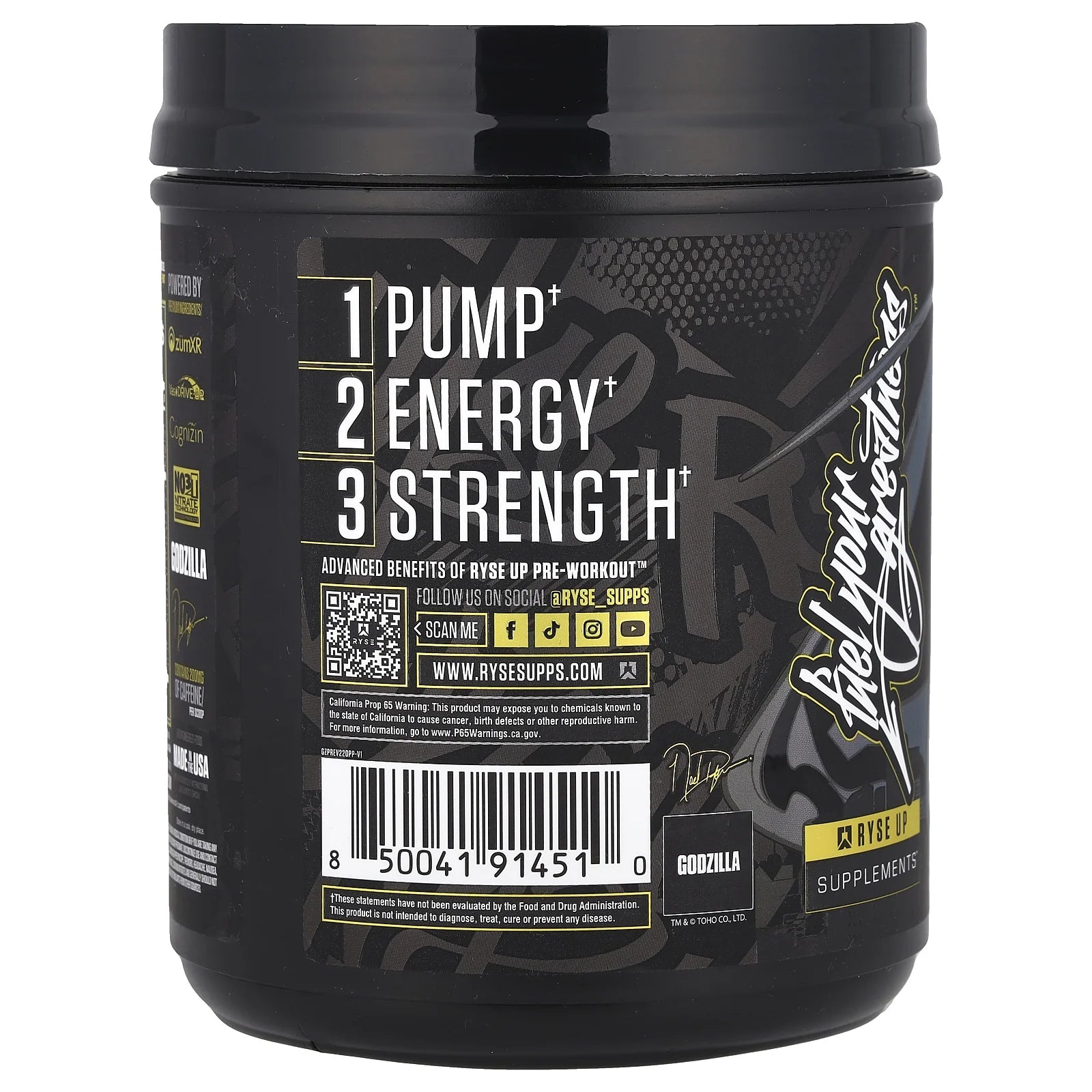 Godzilla, Pre-Workout, Passion Pineapple, 1.6 Lbs (714 G)