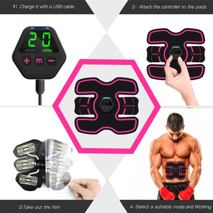 Abs Stimulator for Men and Women, Abs Workout Equipment, Smart Fitness Abdominal Toning Belt Trainer for Home Sports Office Exercise