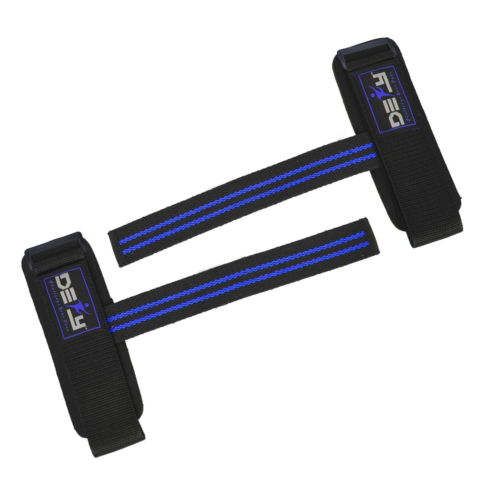 DEFY SPORTS™ Weight Lifting Gym Power Straps Grip Gloves Training Wrist Support