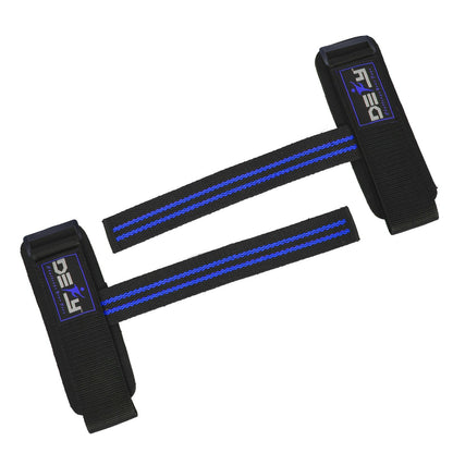 DEFY SPORTS™ Weight Lifting Gym Power Straps Grip Gloves Training Wrist Support