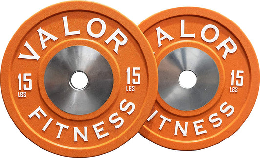 BPPU Poly Urethane Bumper Plates for Cross Training, Olympic Weight Lifting, and Power Lifting - Color Coded, Multiple Weight Plates Options Available