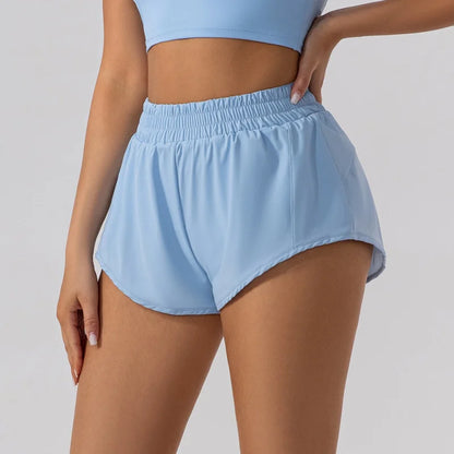 Summer Fitness Hotty Hot Low Waist 2.5 Inch Shorts Women Gym Sportswear Outfit Running Biker Yoga Wear Short Workout Clothing