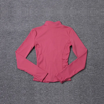 Sport Jacket Yoga Tops Women's Costume Long Sleeve Gmy Shirt Workout Coat Gym Training Woman Clothing Sportswear 2025 Summer