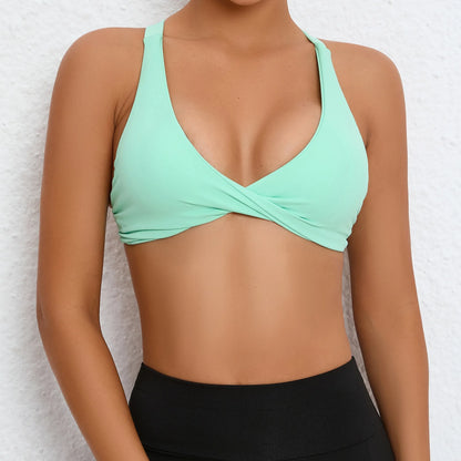 Sporty Woman Top Bras Fitness Clothing Push Up Yoga Bra Underwear Sport Tops For Women Breathable Running Vest Gym Crop Tops