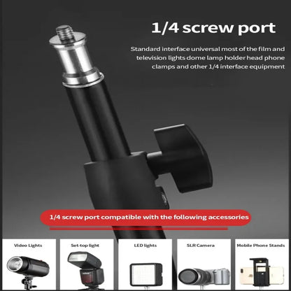 RP01 Heavy Duty Metal Alloy Light Stand 160cm Tripod for Photo Studio Softbox Video Flash Reflector Lighting Background Stand