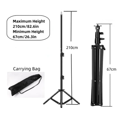 RP01 Heavy Duty Metal Alloy Light Stand 160cm Tripod for Photo Studio Softbox Video Flash Reflector Lighting Background Stand
