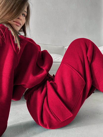 2025 Women's Sportswear Set Autumn Trendy Athleisure Tracksuit with Comfort Fit Breathable Versatile for Gym Outing Travel