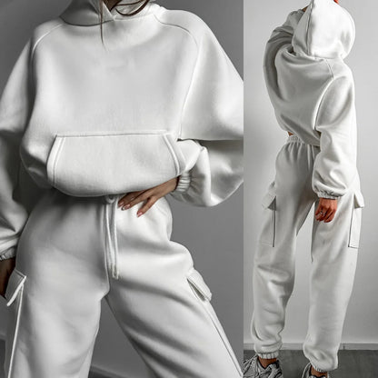 2025 Women's Sportswear Set Autumn Trendy Athleisure Tracksuit with Comfort Fit Breathable Versatile for Gym Outing Travel