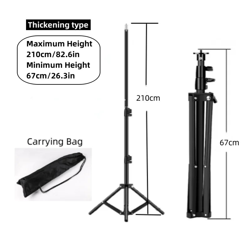 RP01 Heavy Duty Metal Alloy Light Stand 160cm Tripod for Photo Studio Softbox Video Flash Reflector Lighting Background Stand