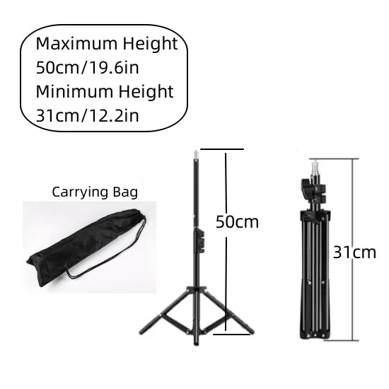 RP01 Heavy Duty Metal Alloy Light Stand 160cm Tripod for Photo Studio Softbox Video Flash Reflector Lighting Background Stand