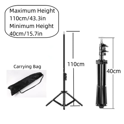 RP01 Heavy Duty Metal Alloy Light Stand 160cm Tripod for Photo Studio Softbox Video Flash Reflector Lighting Background Stand