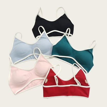 Women's High-quality 2-piece Sports Suit  Halter Top Yoga Top  High Waist Scratches  Seamless Shorts  Sports Fitness Suit.