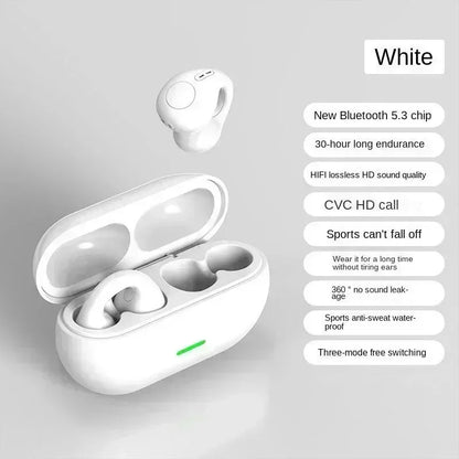 New Original T75 Bone Conduction Wireless Bluetooth 5.3 Headphones Sports Earphones Hifi Sound Quality Waterproof TWS Headset